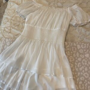 White Sparkly Romper - Brand New